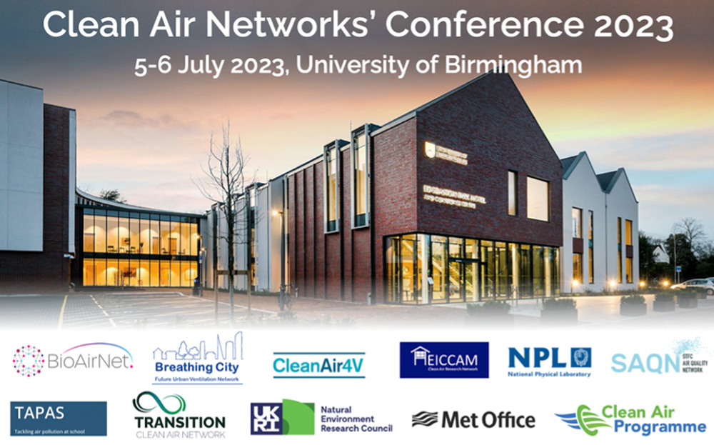 2023 Clean Air Networks Conference | Birmingham 5-6 July 2023